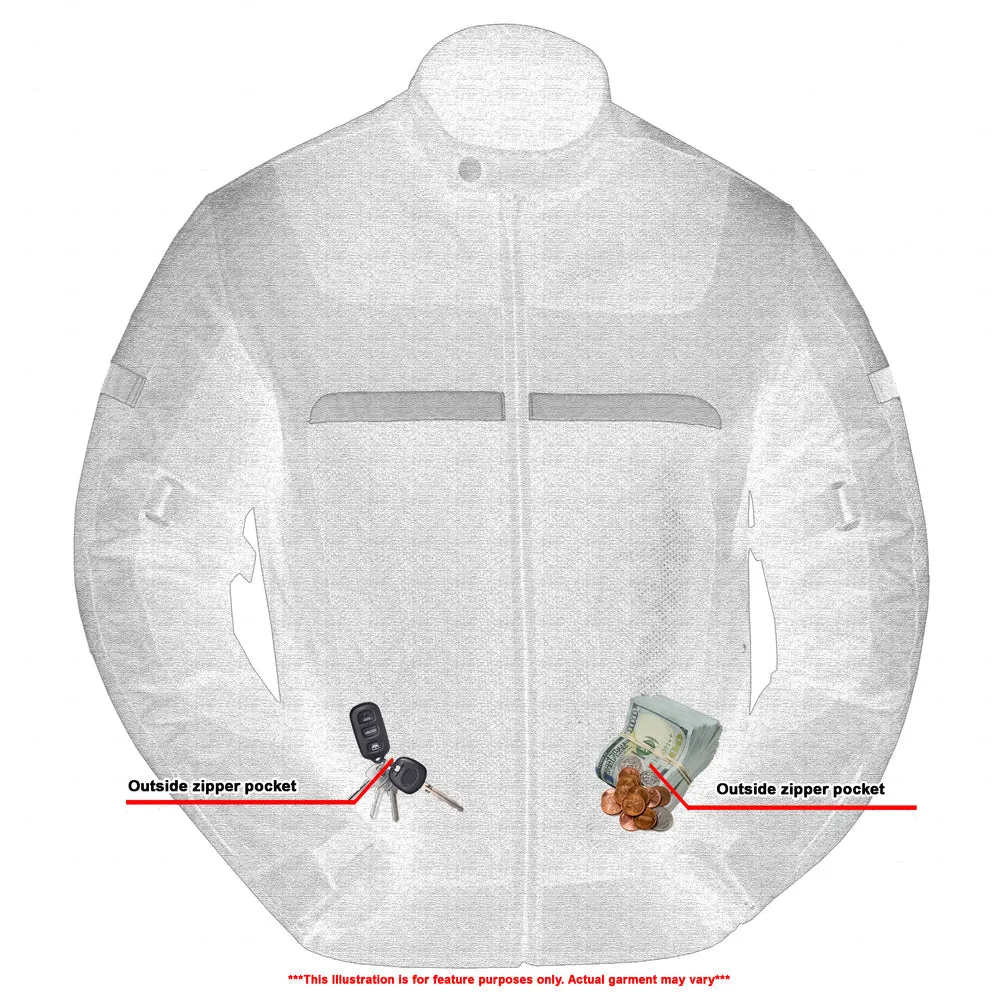 DS Men's Black Racer Mesh Jacket – Protective Design