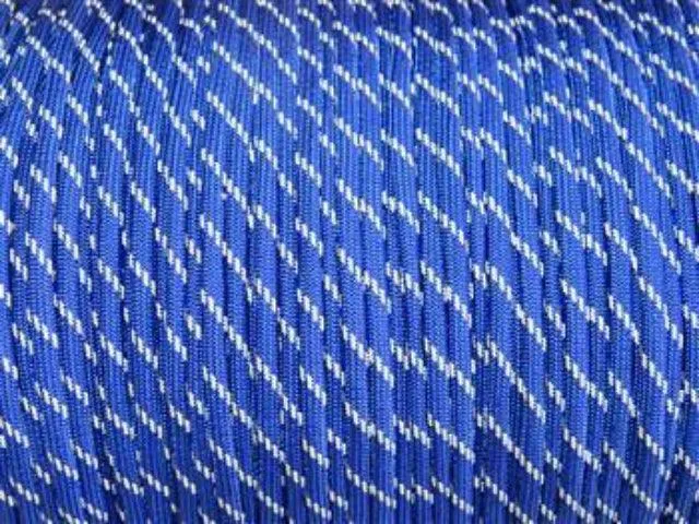 Electric Blue Reflective Paracord*