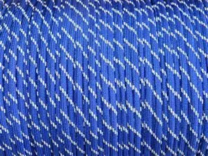 Electric Blue Reflective Paracord*