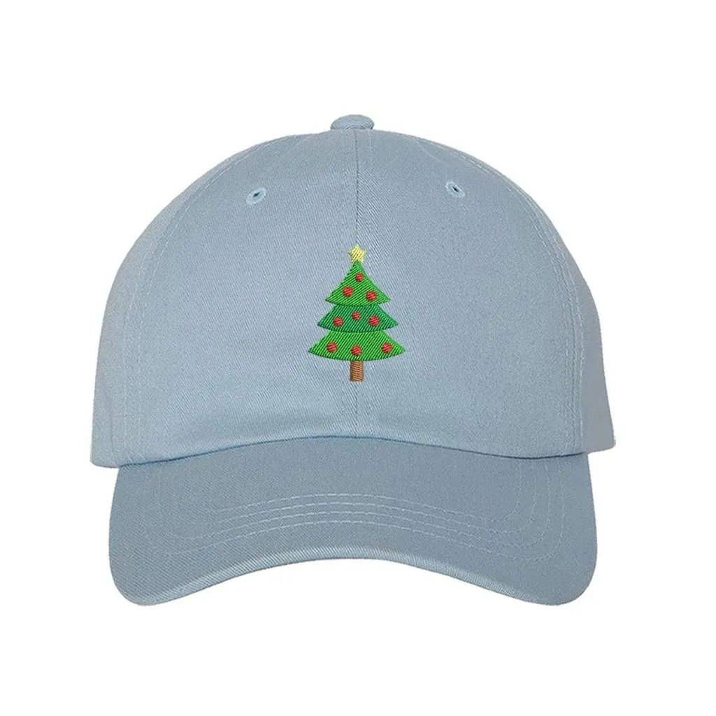 Embroidered Christmas Tree Baseball Cap – Festive Hat for Holiday Style