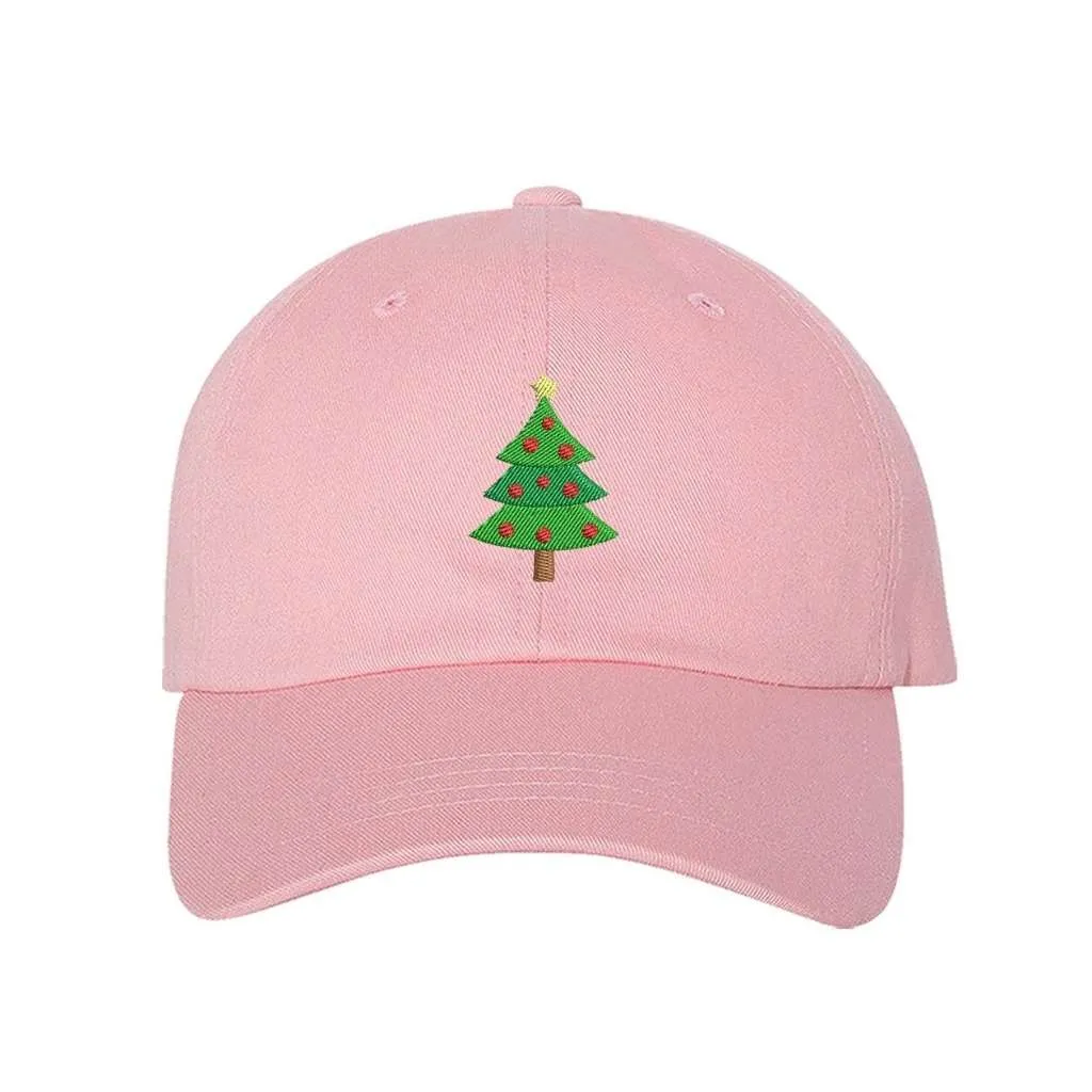 Embroidered Christmas Tree Baseball Cap – Festive Hat for Holiday Style