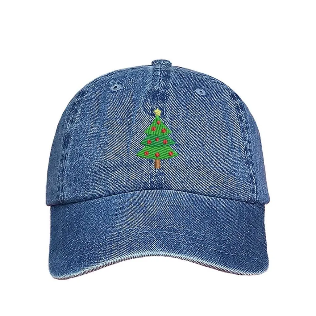 Embroidered Christmas Tree Baseball Cap – Festive Hat for Holiday Style