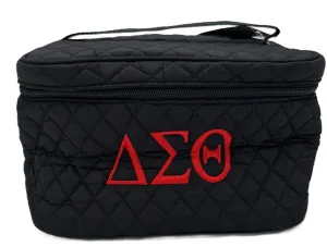 Embroidered Delta Sigma Theta Quilted Duffel Bag