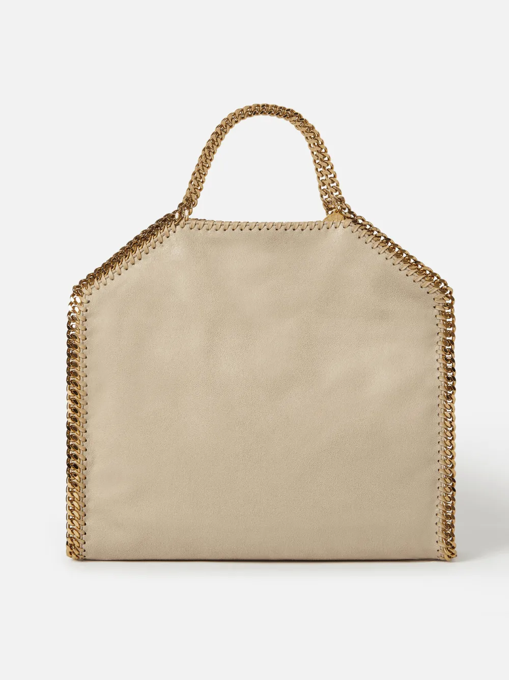 Falabella Fold-Over Cream Tote Bag