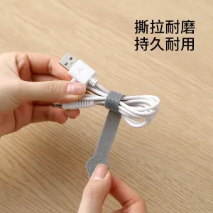 FaSoLa Cartoon Cable Organizer Clips - White Panda, 10 Pieces