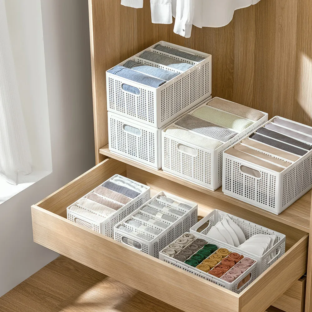 FaSoLa Foldable Storage Basket - White, Medium