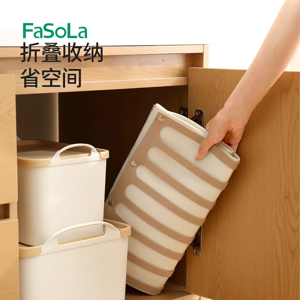 FaSoLa Hair Accessories Storage Hanging Bag - Large, Coffee Color