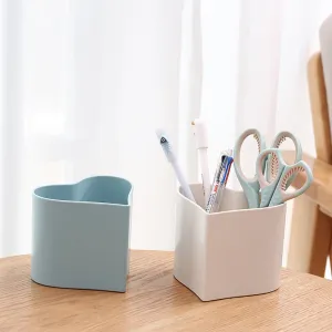 FaSoLa Heart-Shaped Pen Holder - Off-White