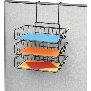 Fellowes Wire Partition Additions™ Triple Tray