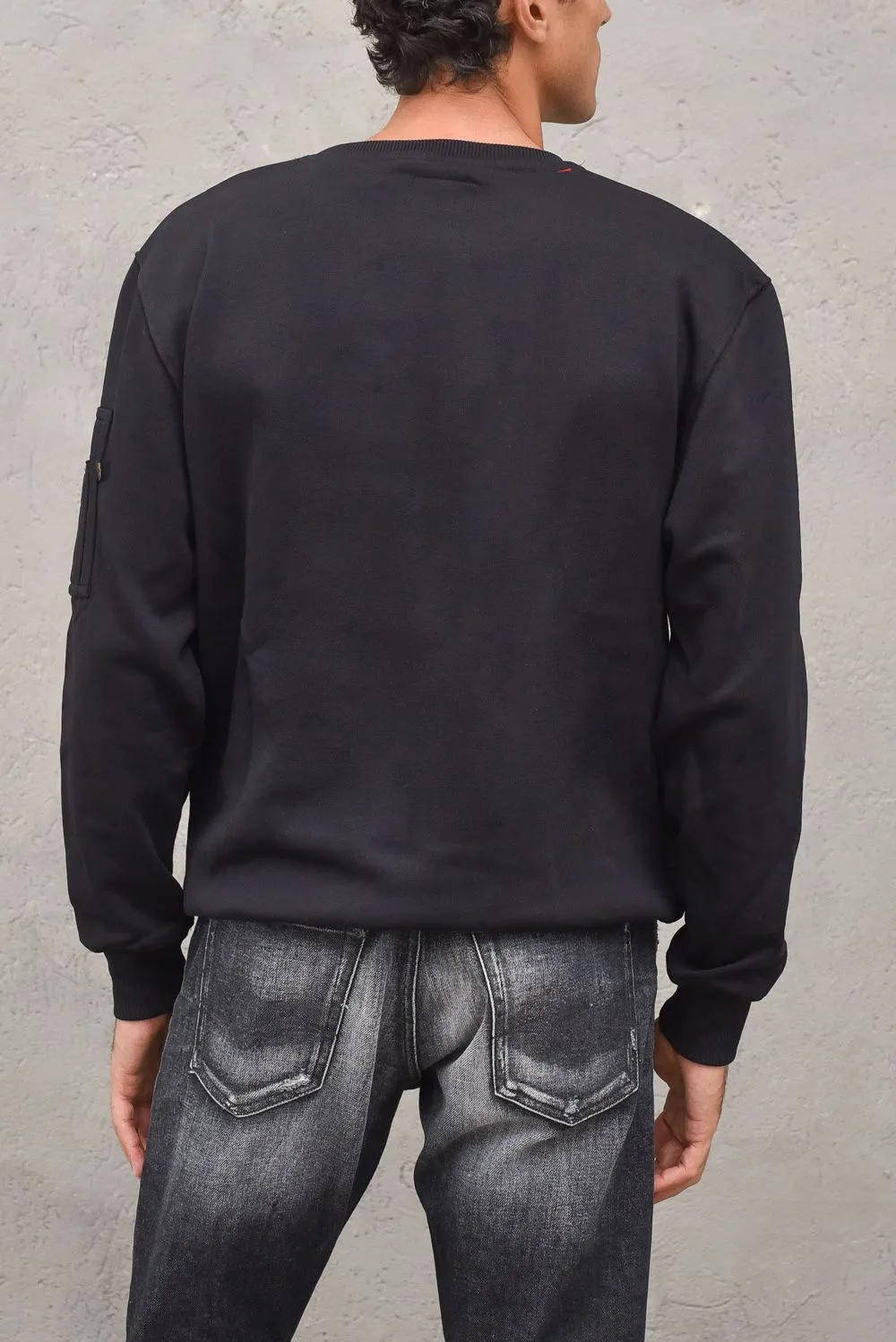 Felpa Nasa Reflective Sweater - Black