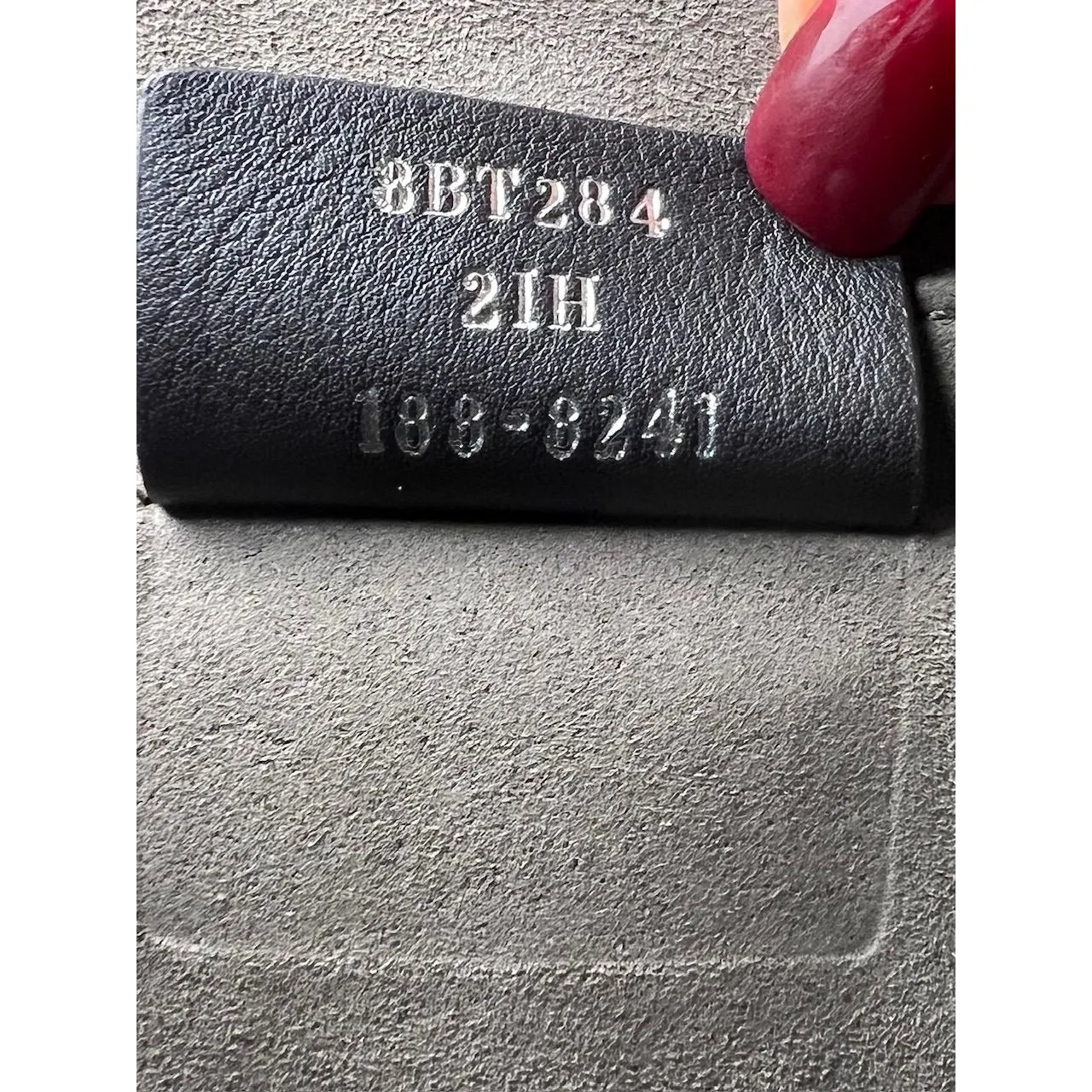 Fendi F Kan 1 Medium Blue Leather Shoulder Hand Bag