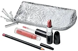 Firewerk It Lip Kit Blush - 1 Matte lipstick (you're my flame) - 1 Lipglass (avalanche of kisses) - 1 Lip Pencil (dervish)