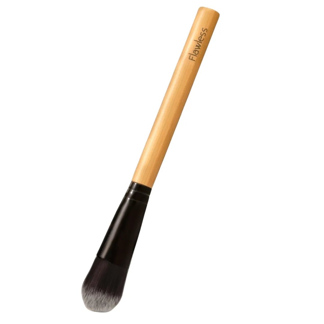 Flawless Bamboo Makeup Brush Set - Elegance