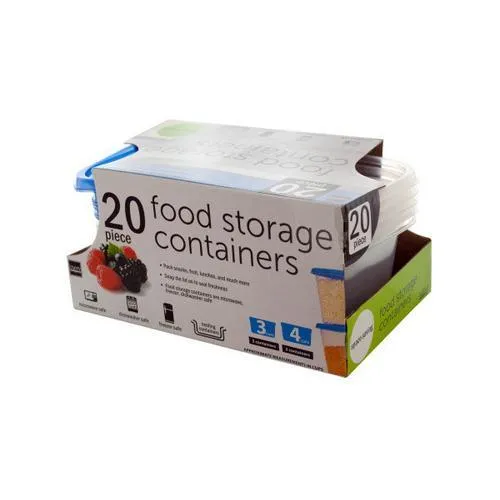 Food Storage Containers Set ( Case of 12 )