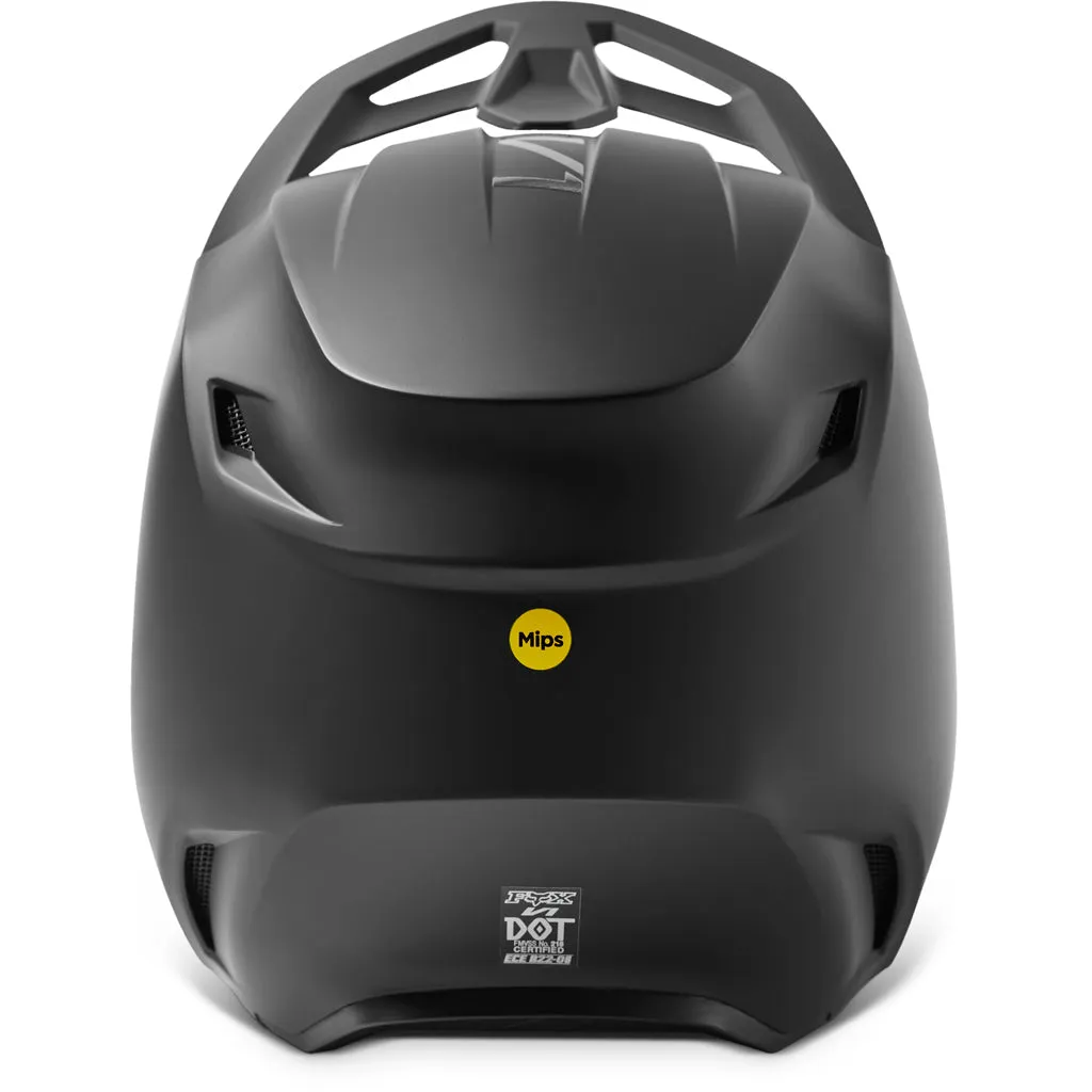 Fox - 2023 Youth V1 Matte Black Black Helmet