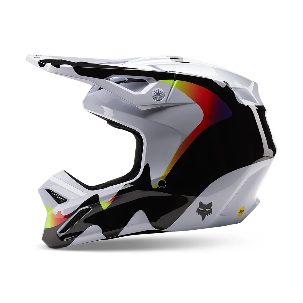FOX V1 KOZMIK HELMET MIPS ECE [BLACK/WHITE]