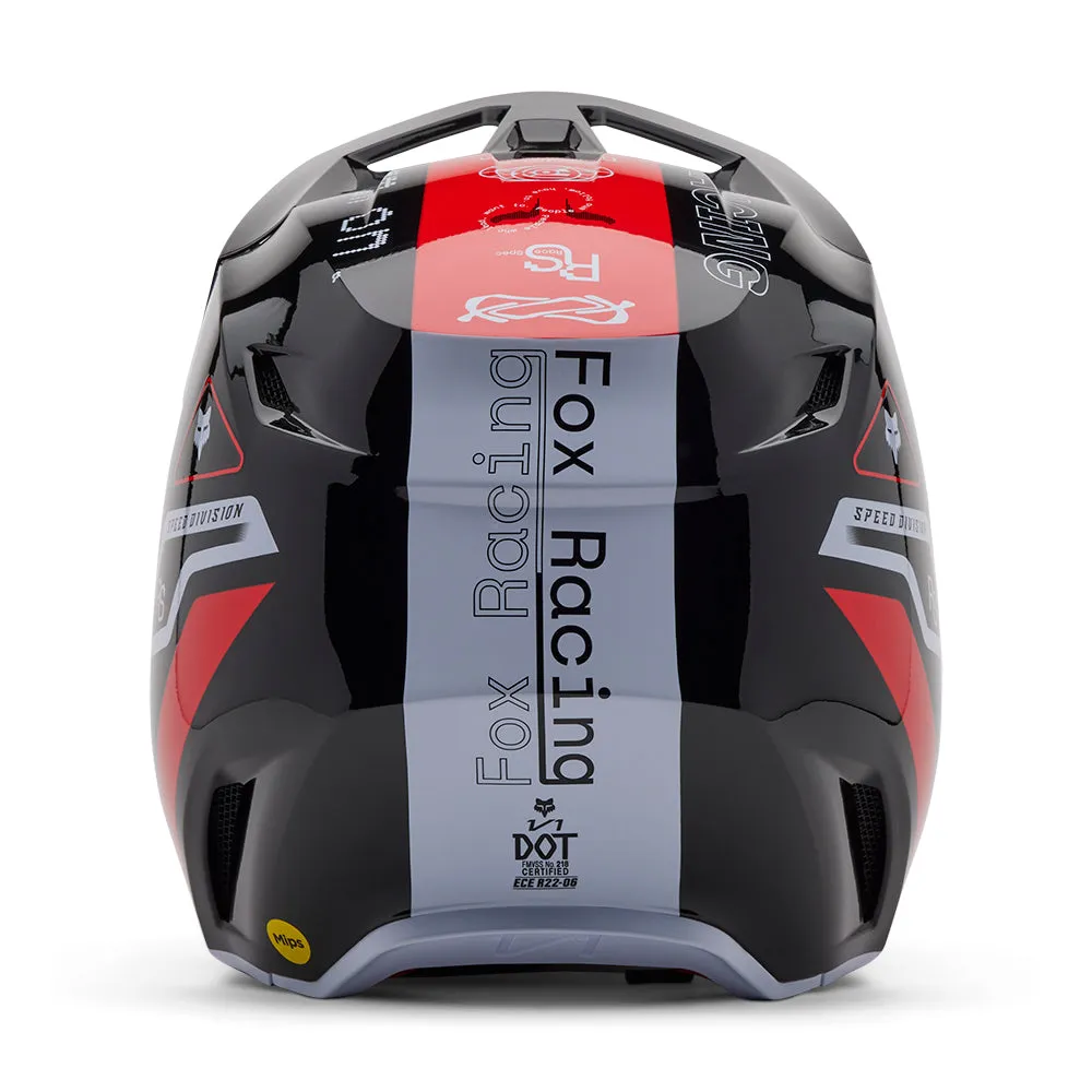 FOX V1 RACE SPEC HELMET MIPS CE [FLO RED]