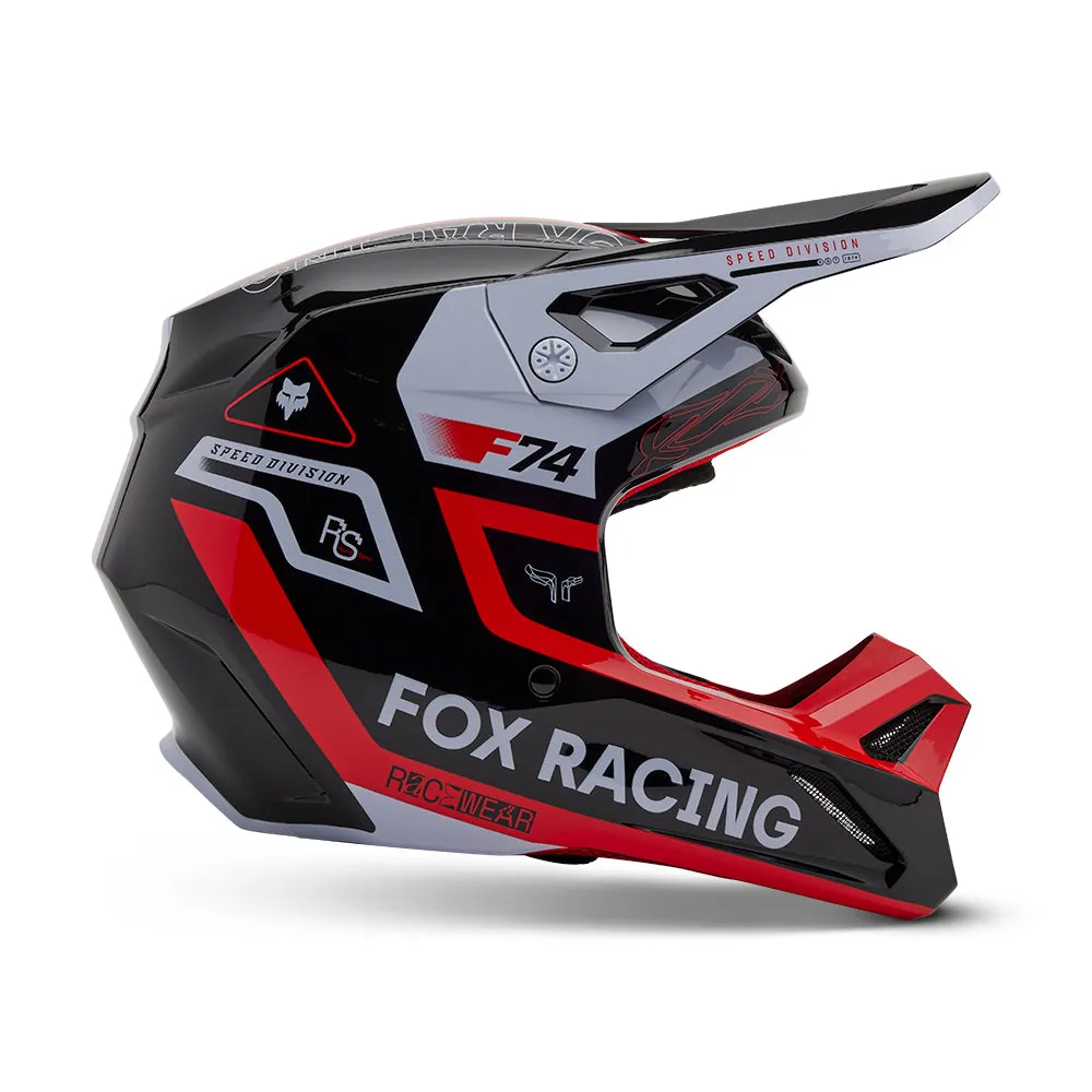 FOX V1 RACE SPEC HELMET MIPS CE [FLO RED]