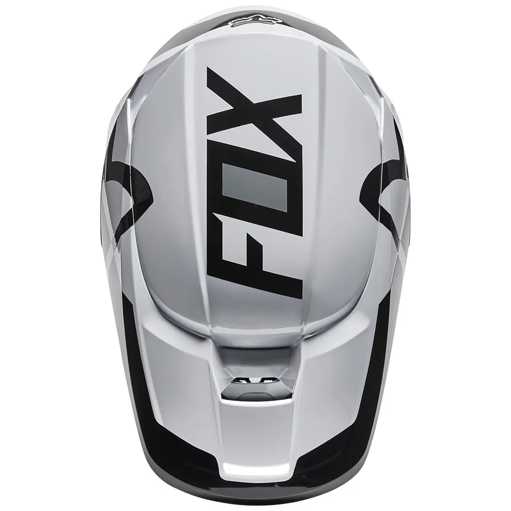 FOX YOUTH V1 LUX HELMET ECE [BLACK/WHITE]