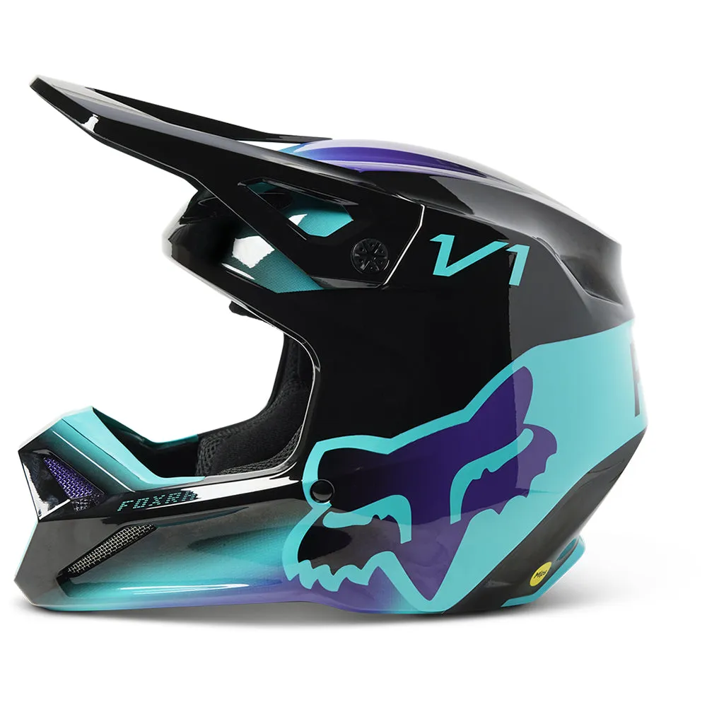 FOX YOUTH V1 TOXSYK HELMET MIPS ECE [BLACK] YS