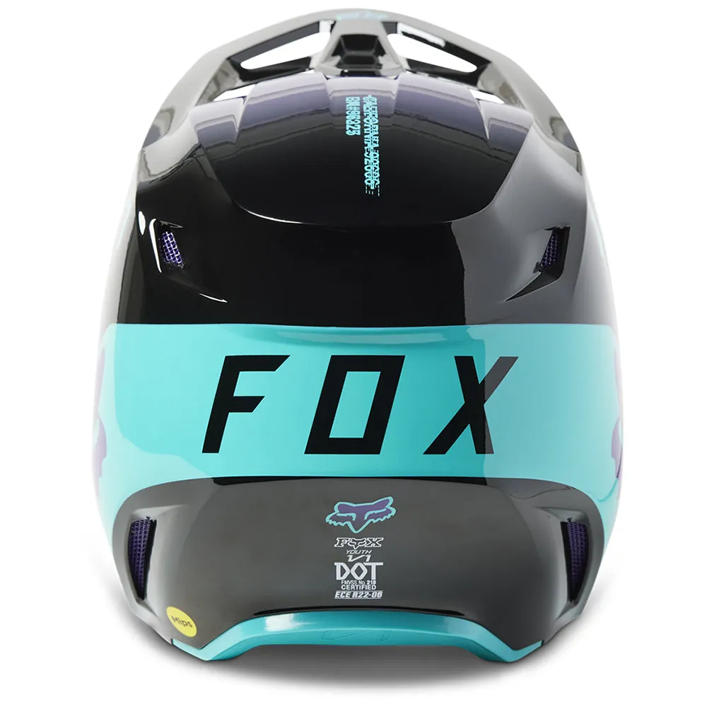 FOX YOUTH V1 TOXSYK HELMET MIPS ECE [BLACK] YS