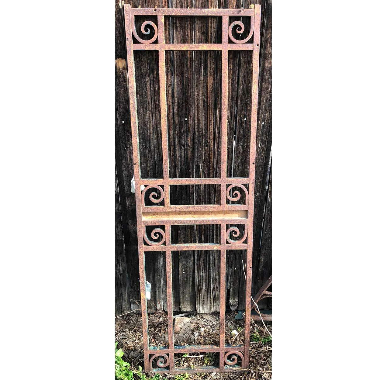 French Iron Rectangular Window Transom Grille