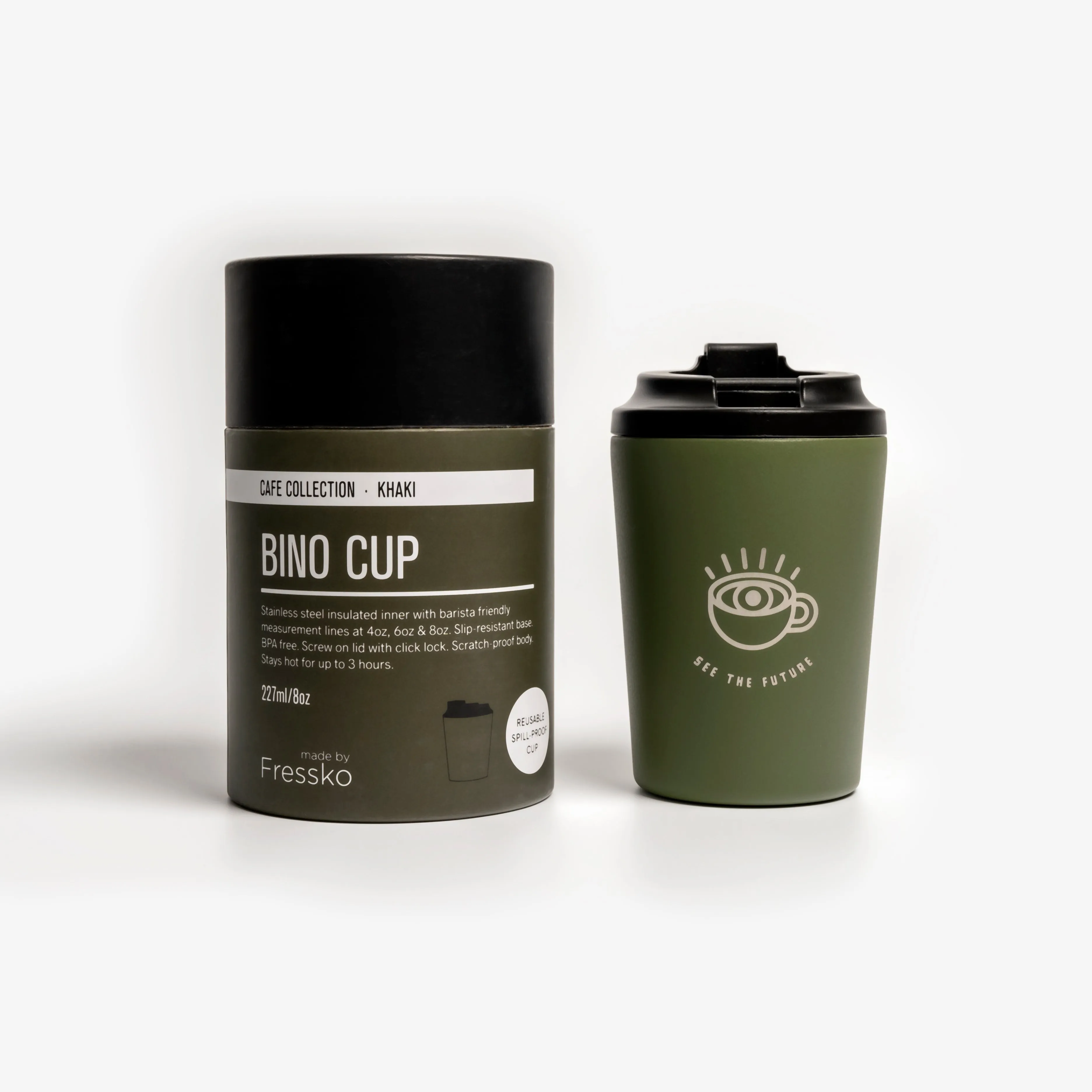 Fressko Reusable Cup (Khaki)