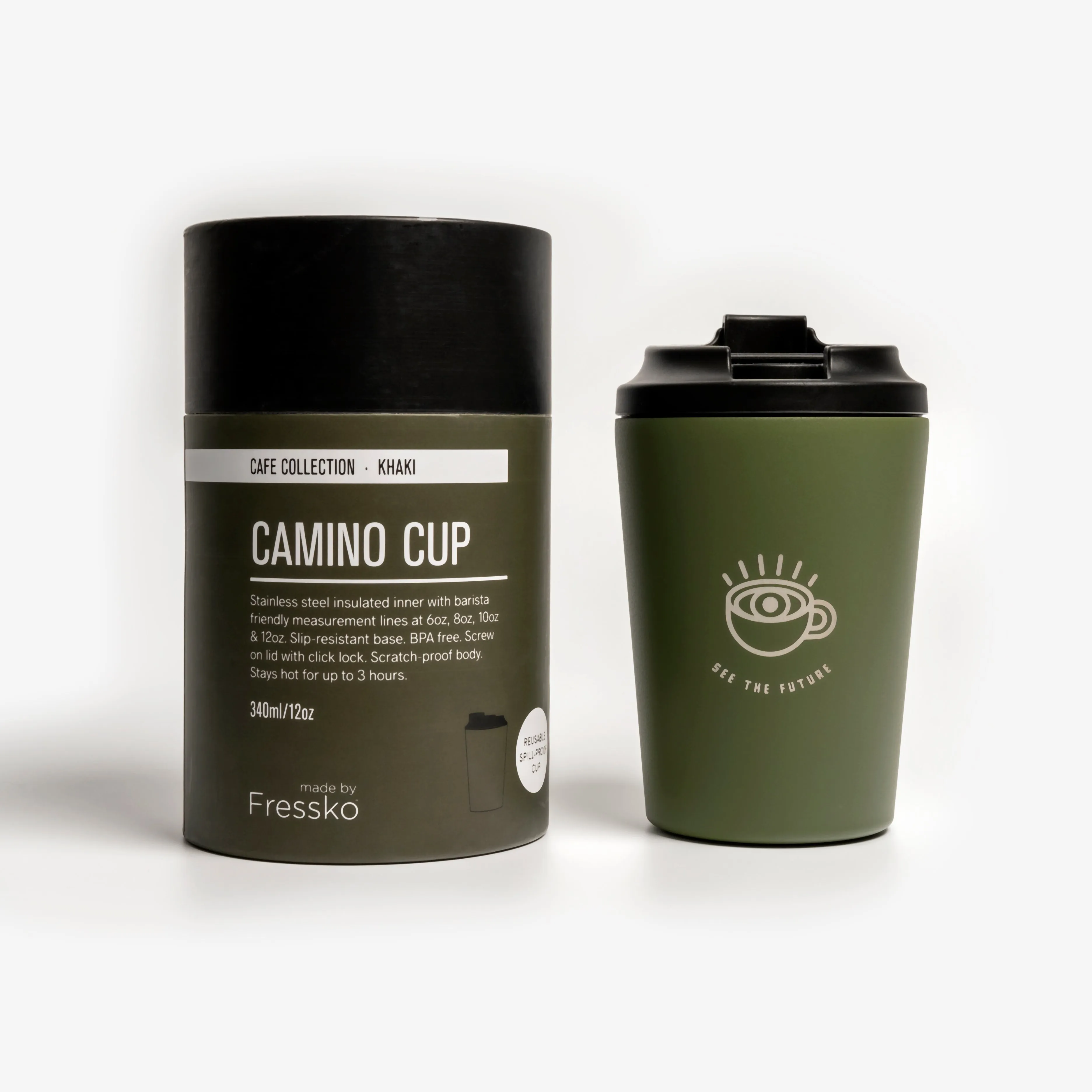 Fressko Reusable Cup (Khaki)