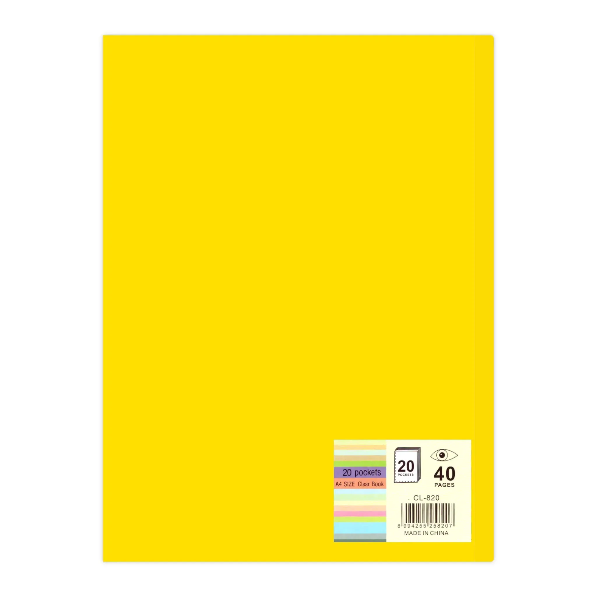 Generic Display Book 20 Fixed Pockets A4