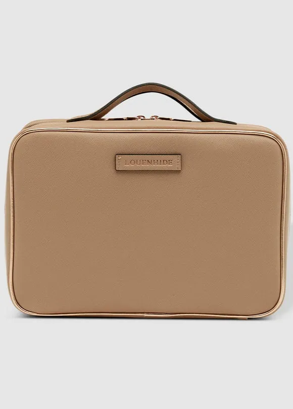Georgie Cosmestic Case Coffee
