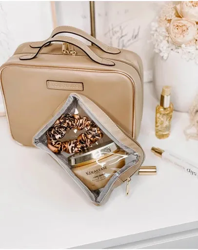 Georgie Cosmestic Case Coffee