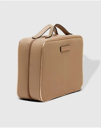 Georgie Cosmestic Case Coffee