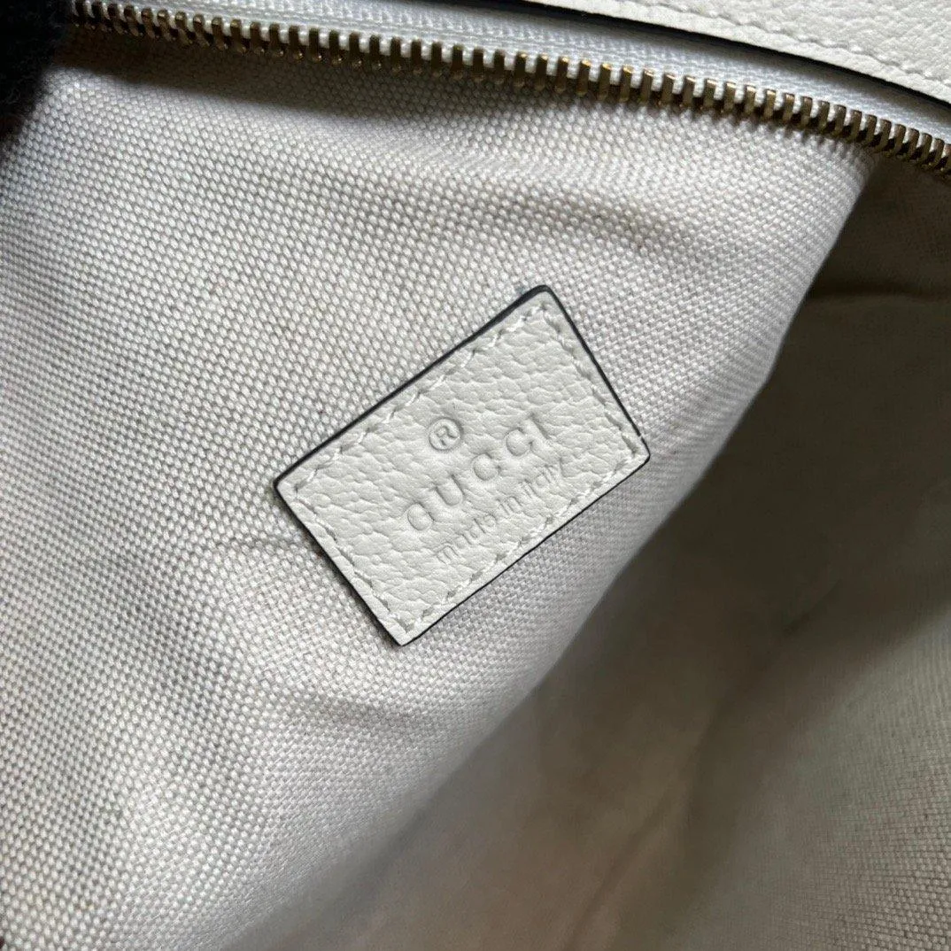 gg x Adidas Ophidia Shoulder Bag White For Women, Women&#8217;s Bags 8.6in/22cm gg 702626 DJ24T 8847