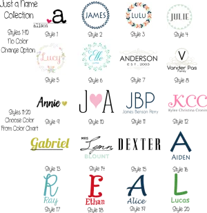 Gift Bags Just a Name Collection