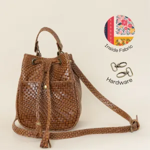 Gina Maria Bag Cognac Butan Woven