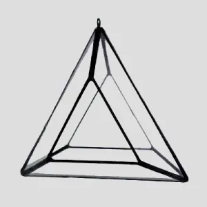 Glass Triangle Air Plant Hanger