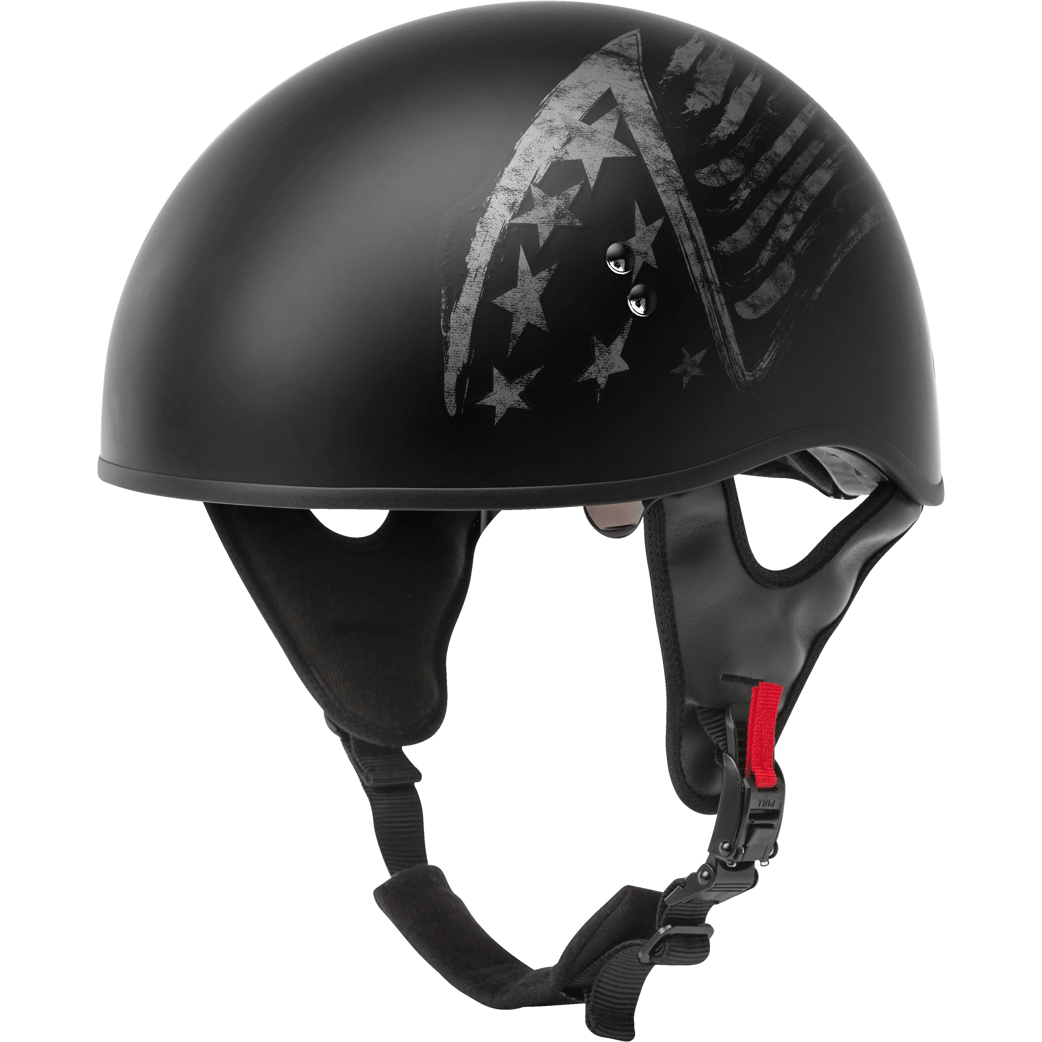 GMAX HH-65 Half Helmet Bravery Matte Black/Grey