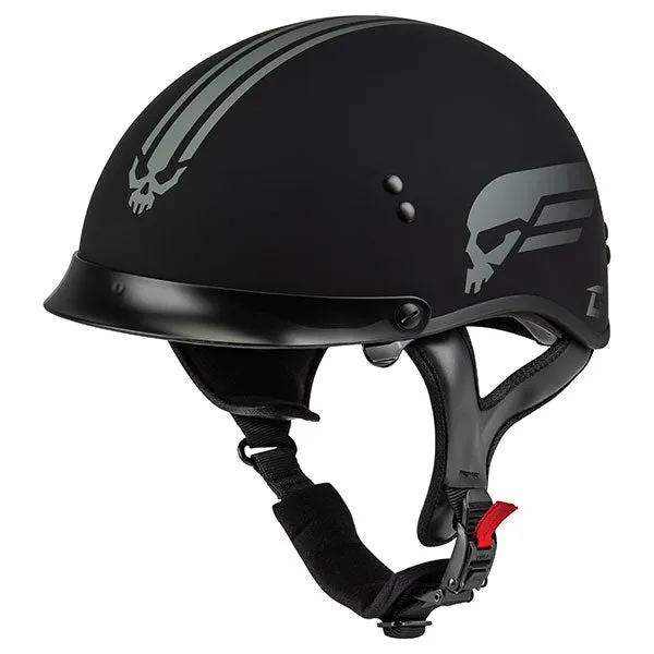 Gmax HH-65 Retribution Full Dressed Half Helmet