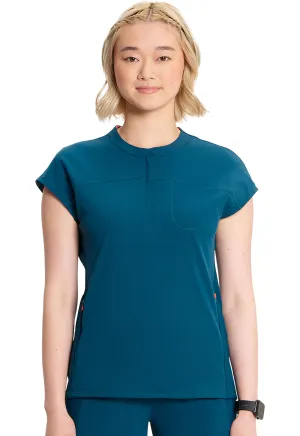 GNR8 IN622A Henley Top Caribbean Blue