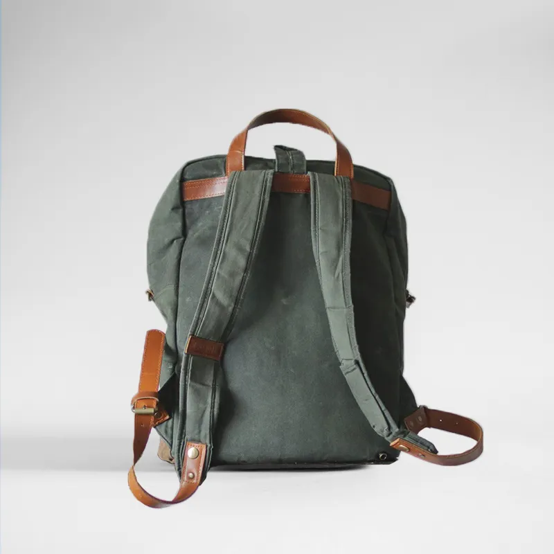 Gouache x Spark Waxed Canvas Backpack