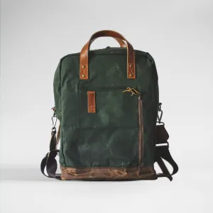 Gouache x Spark Waxed Canvas Backpack