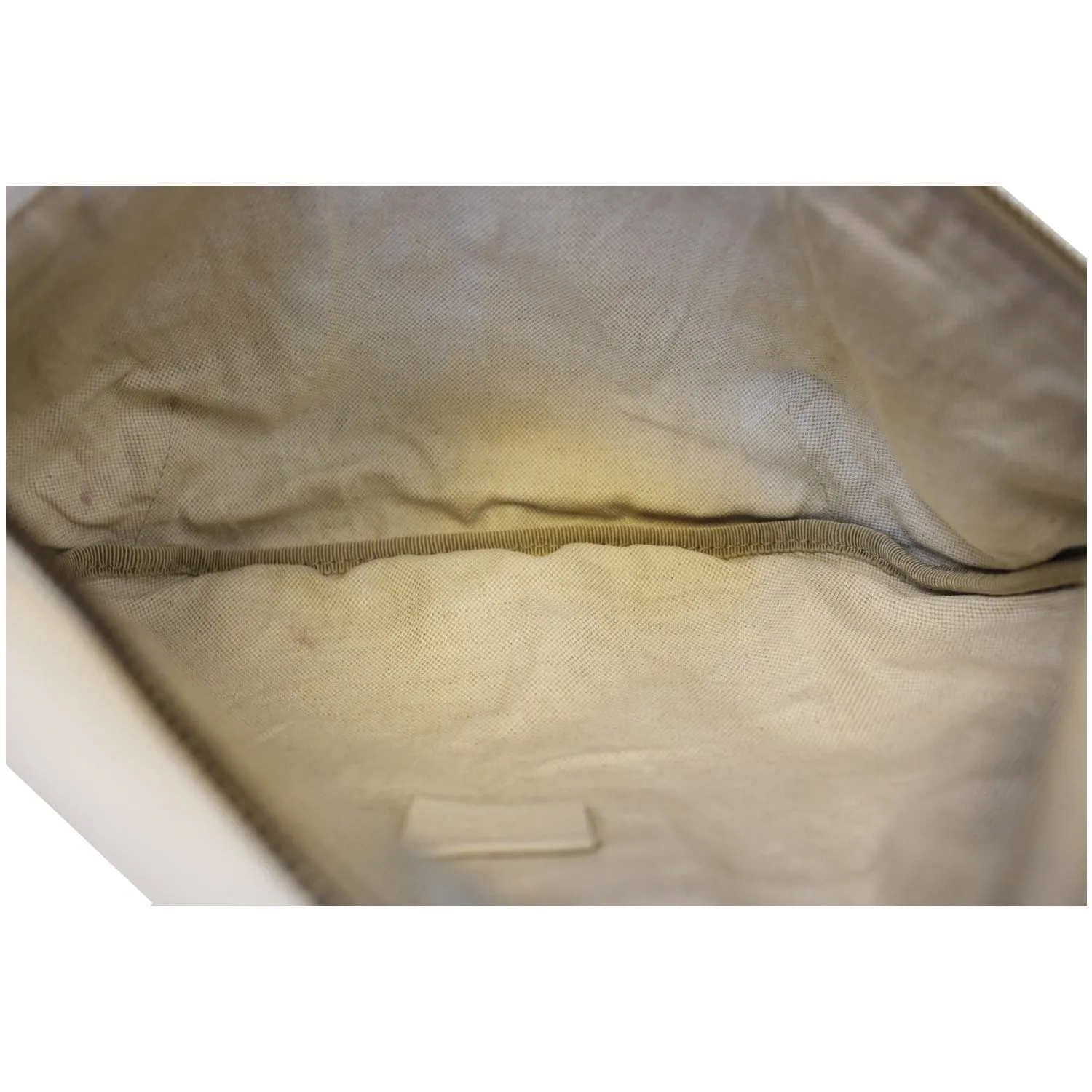 GUCCI Print Leather White Belt Waist Bum Bag Medium 493869