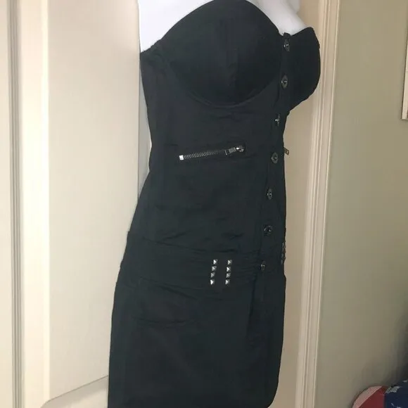 Guess Denim Black Skirtall Size XS