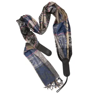 Guitar Scarf Strap - Driftwood Bloom