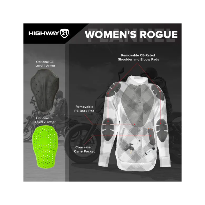 Highway 21 Women's Rogue Riding Flannel