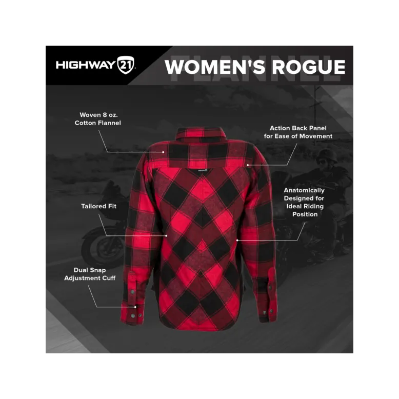 Highway 21 Women's Rogue Riding Flannel