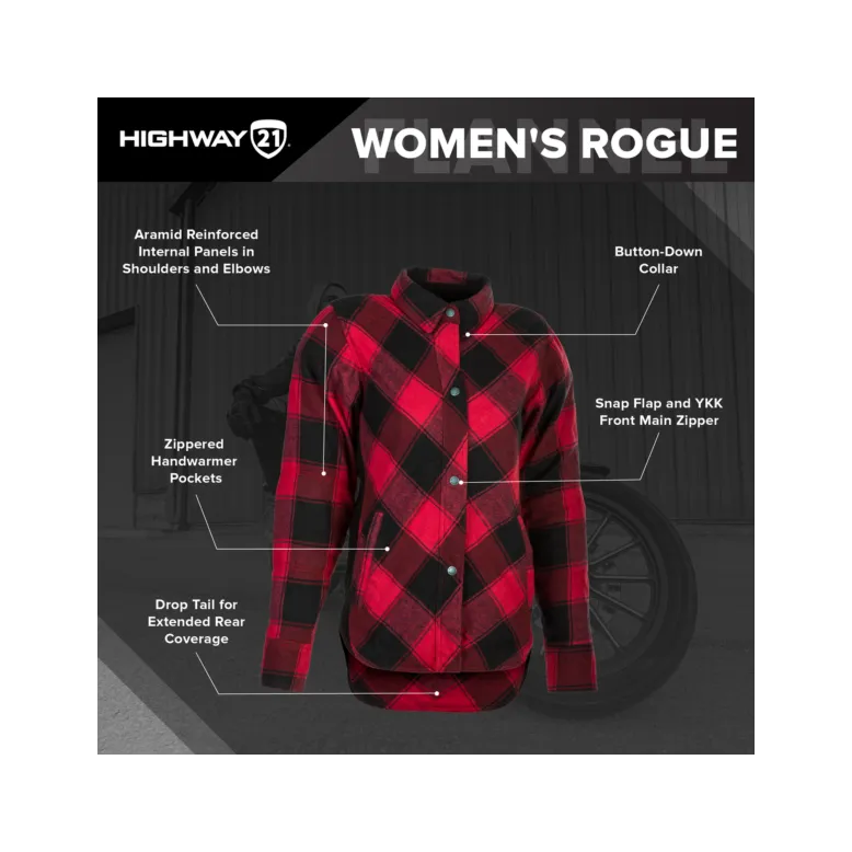 Highway 21 Women's Rogue Riding Flannel
