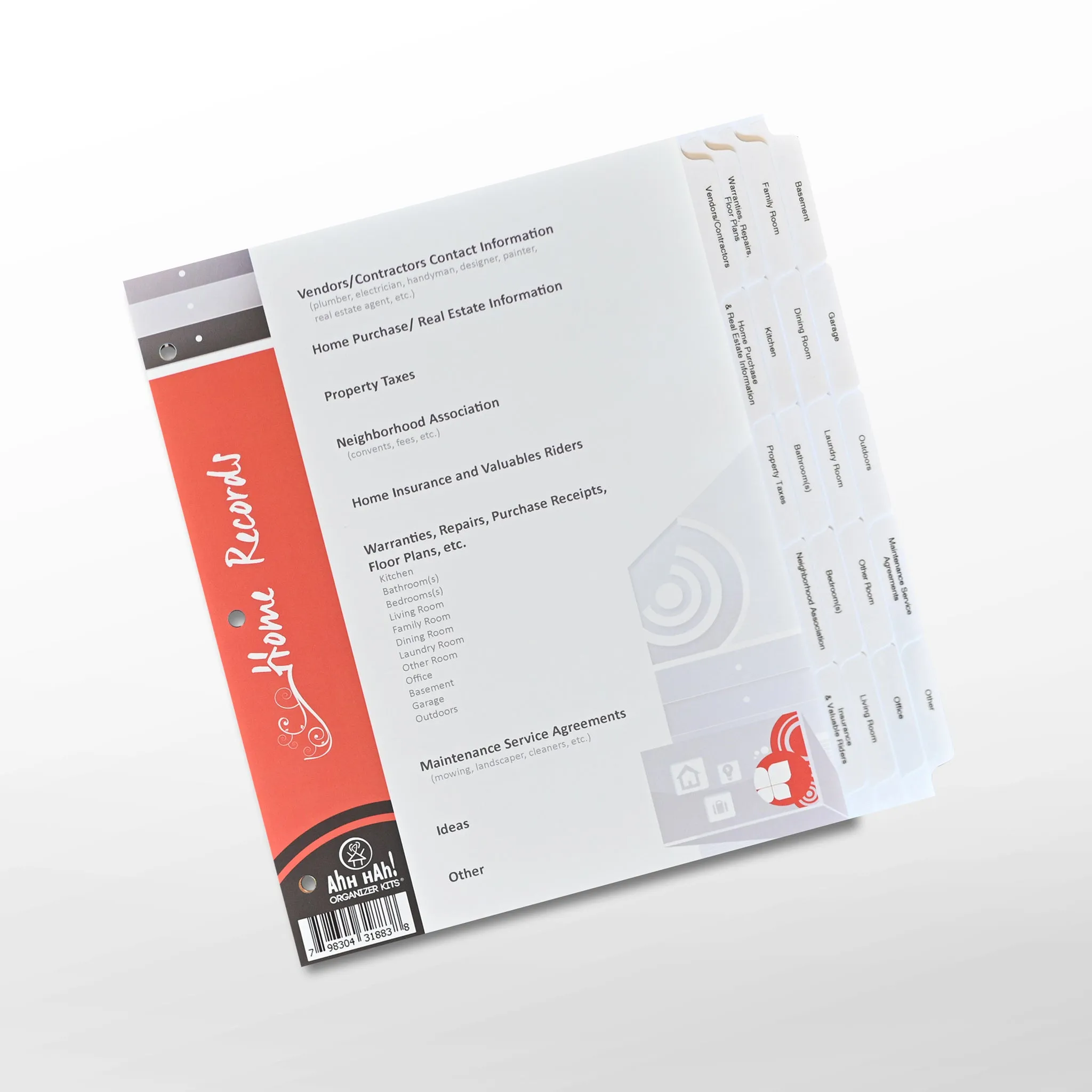 Home Records Organizer Kit
