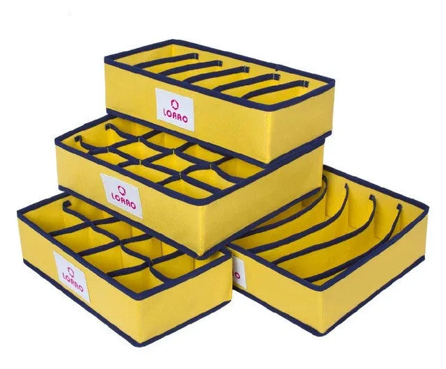 home storage box bins underwear organizer box bra necktie socks storage organizer