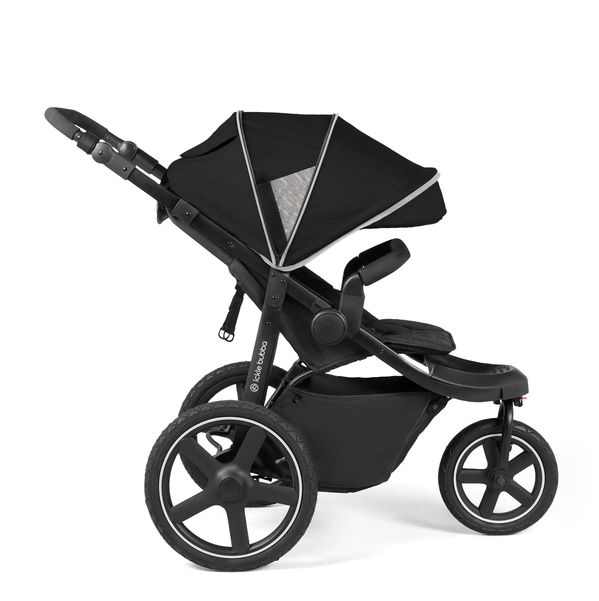 Ickle Bubba Venus Max Jogger Stroller - Black/Black